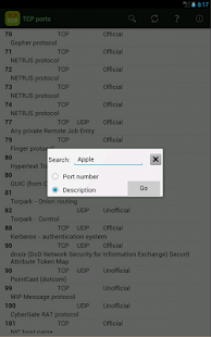 TCP Ports list Screenshots 4
