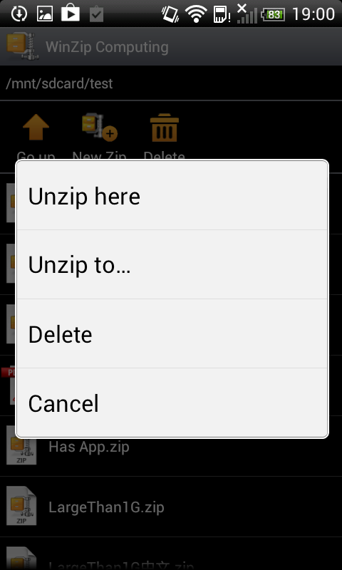 WinZip - Easily Open Zip Files - screenshot