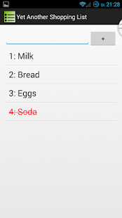 Yet Another ShoppingList Screenshots 0