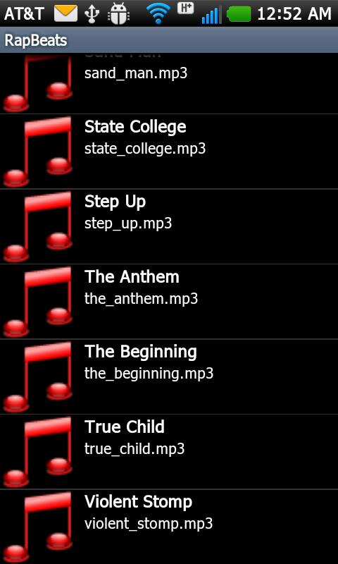Rap Beats Pro Screen 1