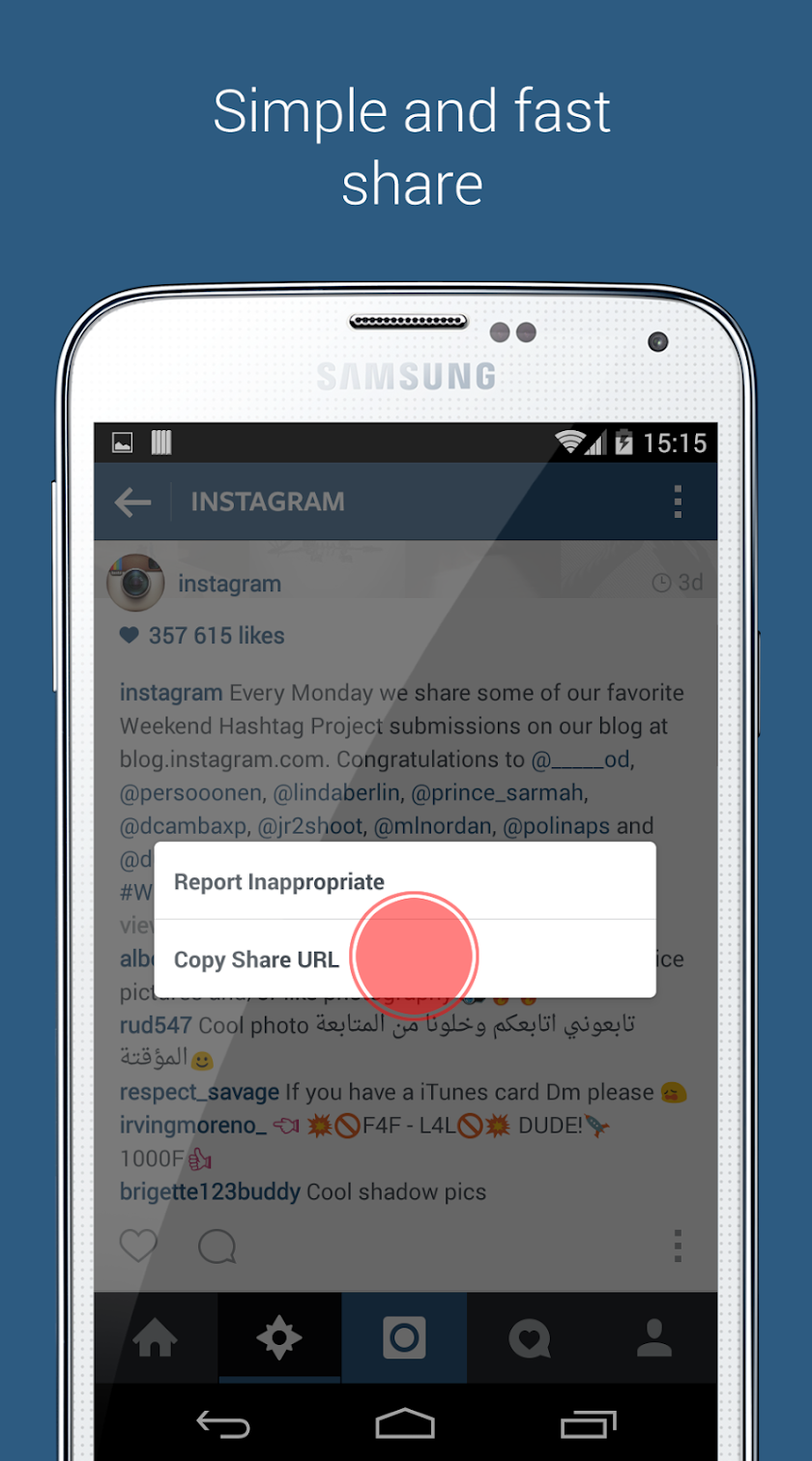 Reposter for Instagram Screen 2