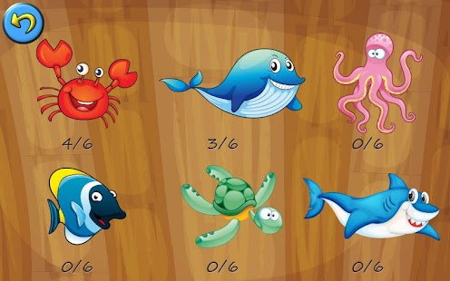 Ocean animals puzzles for kids Screenshots 1