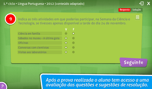 Provas Finais Português Demo Screenshots 11