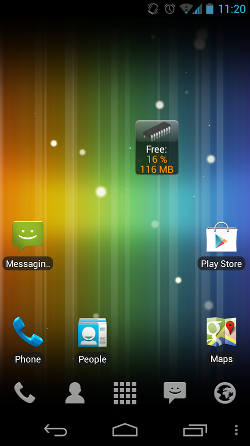 Android application Free Memory Plus (RAM Widget) screenshort