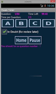 The EXAM Timer (GMAT/GRE/CAT) Screenshots 1