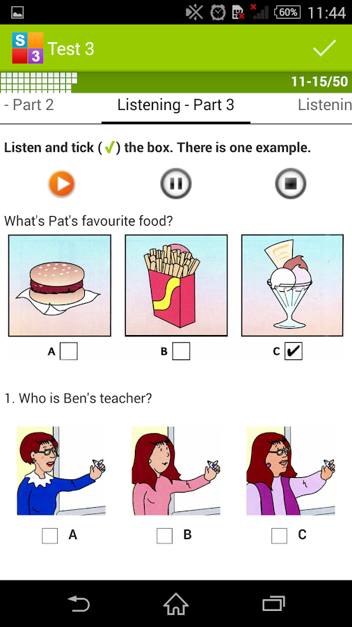play young learners role english for Starters Apps English YLE Test  Google 3 Android on  Play