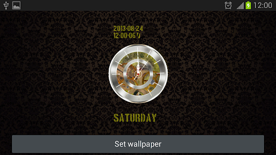 Clock HQ Live Wallpaper Free Screenshots 5