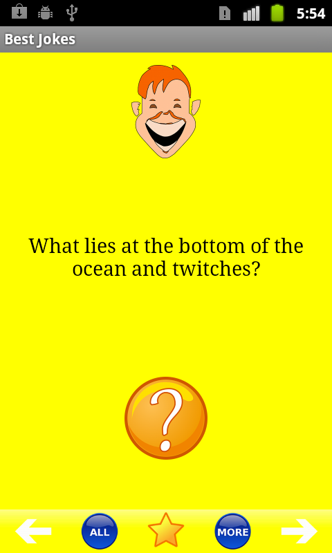 Android application Best Jokes screenshort