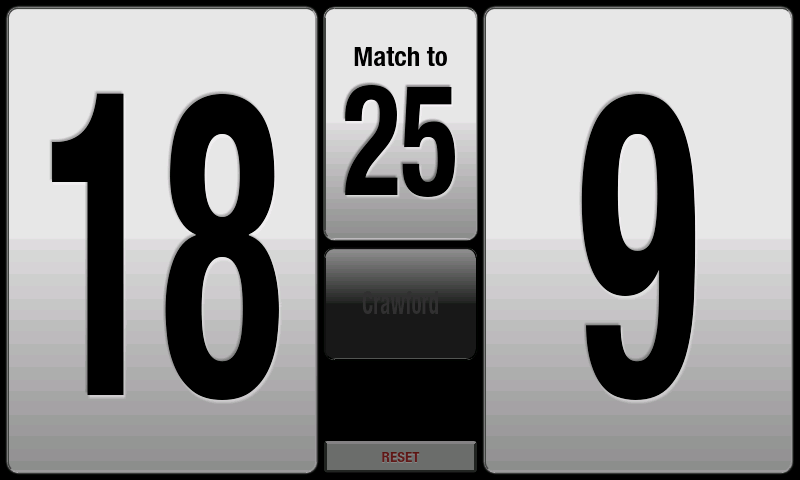 Android application Backgammon Scoreboard screenshort