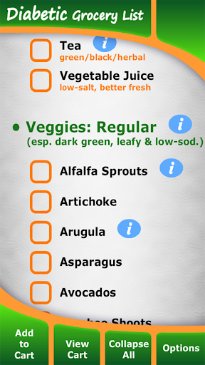 【免費健康App】Diabetic Grocery List-APP點子