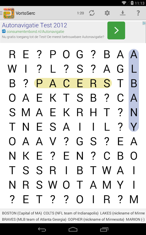 screenshot on to android desire how search  puzzle Play on Google Apps Android Vortoserc word