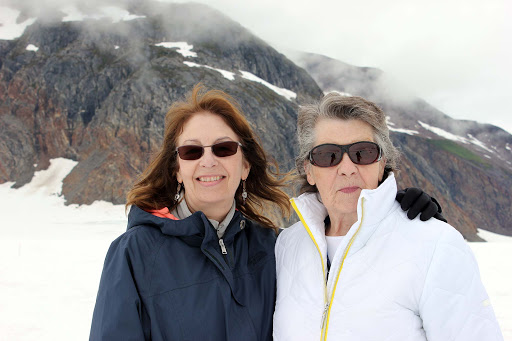 Colleen-and-mom - Me and Mom near the end of our Alaska cruise getaway.