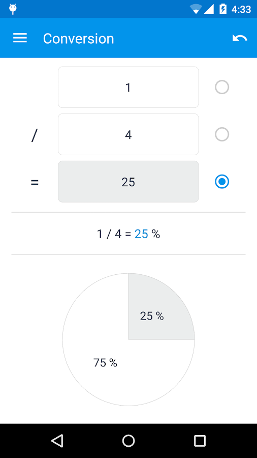 Percentage Calculator - screenshot