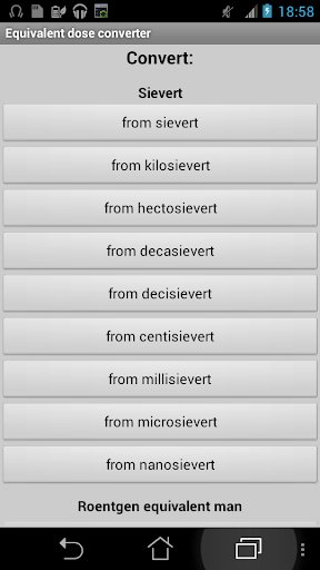 Equivalent dose converter