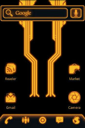 ADW Theme Glow Legacy Evil Pro poster 3