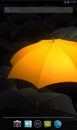 Her Orange Umbrella LWP