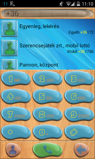 exDialer Glossy Plastic Theme