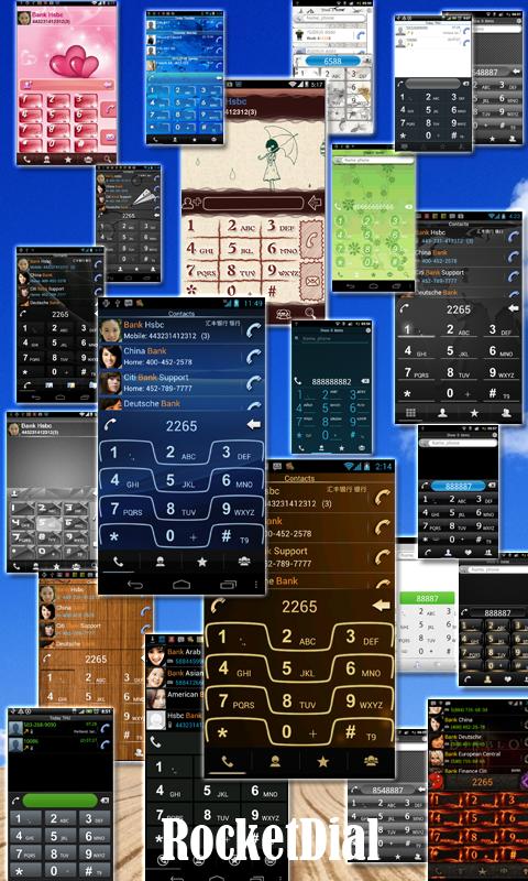 Android application RocketDial Pro Key screenshort