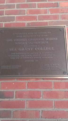Sea Grant College Plaque