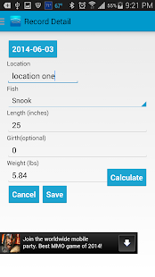 Saltwater Fish Calculator lt Screenshots 3