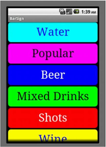 BarSign - Order Drinks Easily