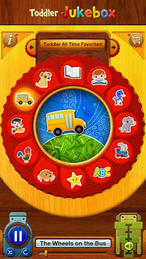 Android application Toddler Music Jukebox:12 songs screenshort