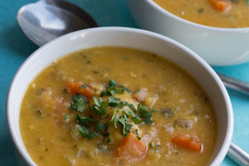 Yellow Split Pea and Bacon Soup