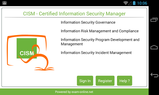 CISM Exam Online