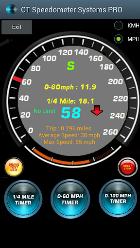 Speedometer 0-100 0-60 Timers