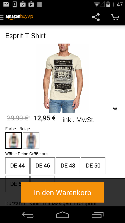   Amazon BuyVIP – Capture d'écran 