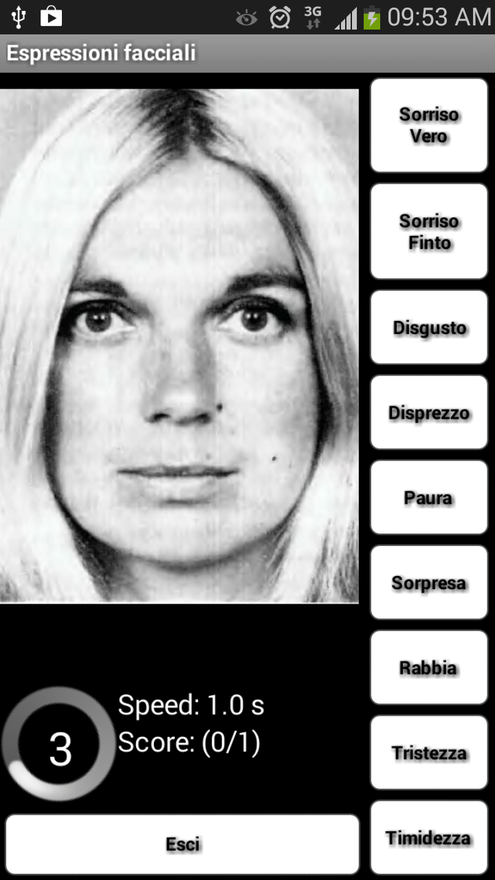 Android application Facial Expressions Training screenshort