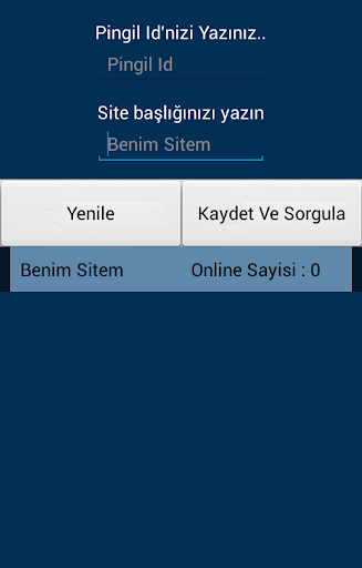 Websitesi Online Kişi Sayacı