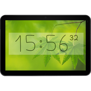 Bézier Clock live widget free 1.0
