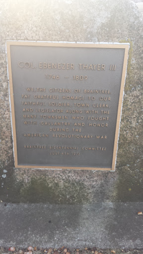 Col Thayer Memorial
