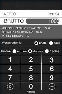 Kalkulator wynagrodzeń Screenshots 0