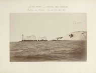 Gezicht op de Needles op Isle of Wight