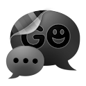 GO SMS Theme Dark Sleek logo