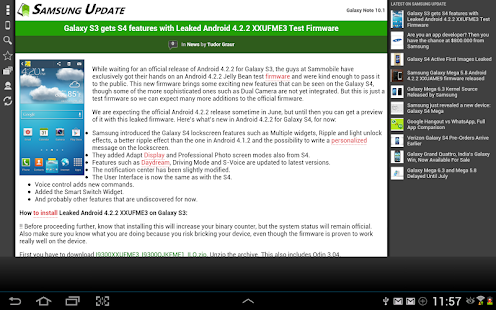 Samsung Update - screenshot thumbnail