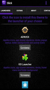 How to get Slick Launcher Theme Purple 2.6 apk for bluestacks