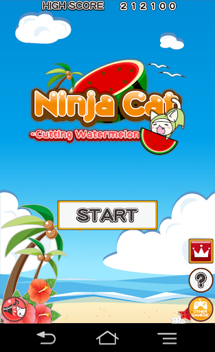 Ninja Cat.~Cutting Watermelon~