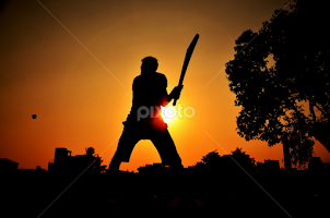 Even the hit cannot beat the cricket fever by Suman Podder -  