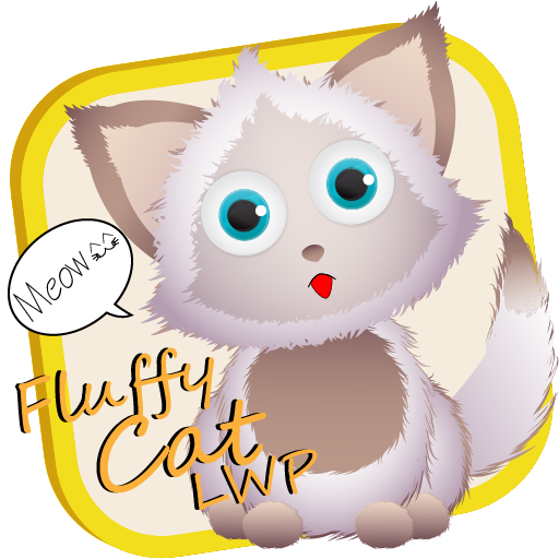 Fluffy Cat Live wallpaper 休閒 App LOGO-APP開箱王