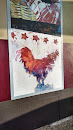 Rooster Mural 
