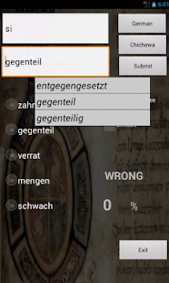 German Chichewa Dictionary Screenshots 1
