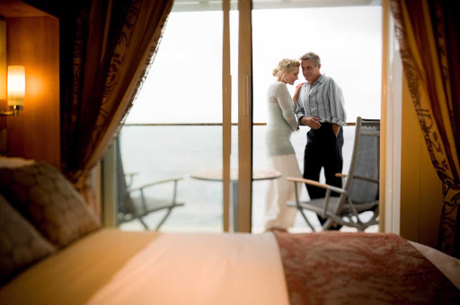 Spent quiet time with someone special on your own private balcony aboard Celebrity Solstice.