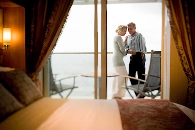 Spent quiet time with someone special on your own private balcony aboard Celebrity Solstice.