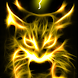 Yellow Glowing Hellfire Kitty