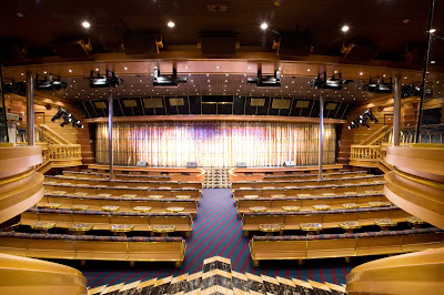 A look at Dynasty Lounge, Carnival Imagination's main theater.
