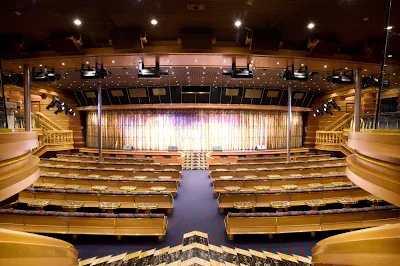 A look at Dynasty Lounge, Carnival Imagination's main theater.