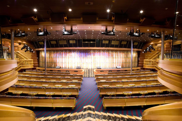 A look at Dynasty Lounge, Carnival Imagination's main theater.